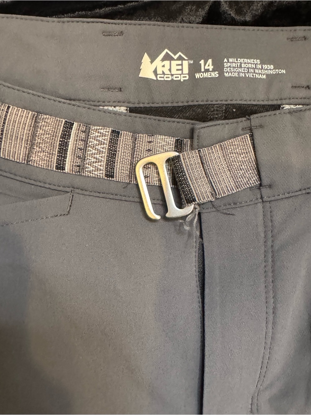 REI Women's Light Gray Active Hiking Pants Casual - Picture 5 of 13